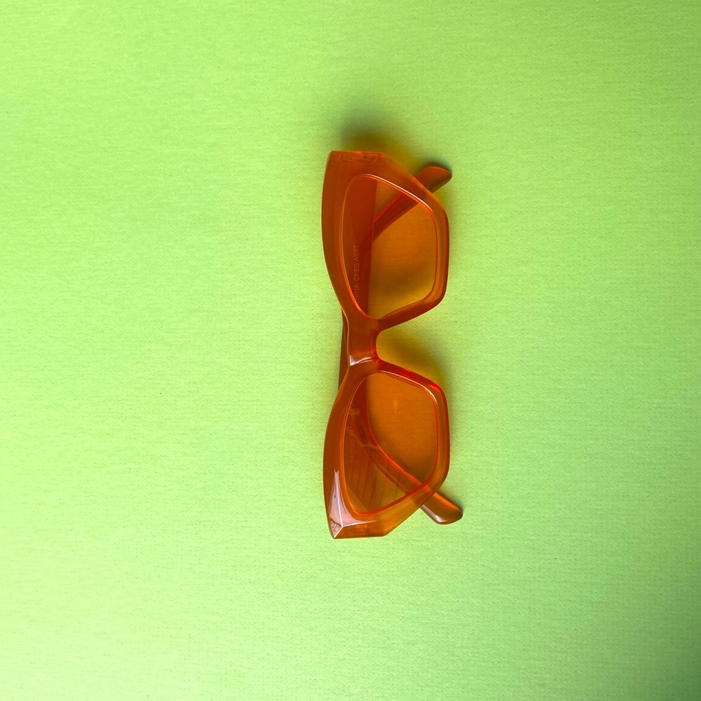 Lovely Sunglasses Orange Color UV Protection